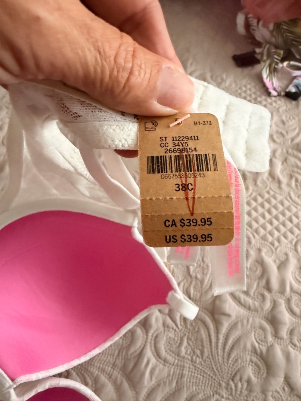 Victoria's Secret Lace T-Shirt Bra in Ivory White - Picture 5 of 5